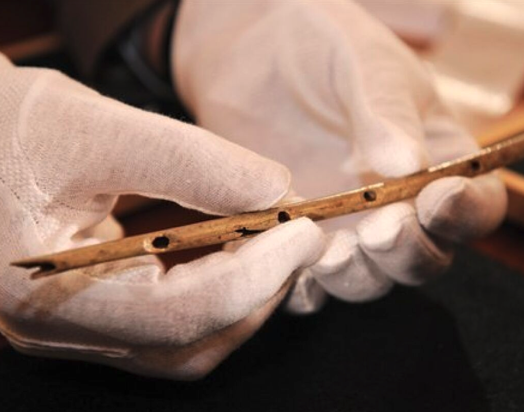 Prehistoria flauta ala:cúbito de cisne